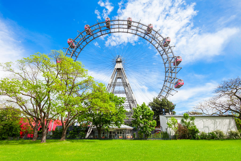 Prater park in Vienna