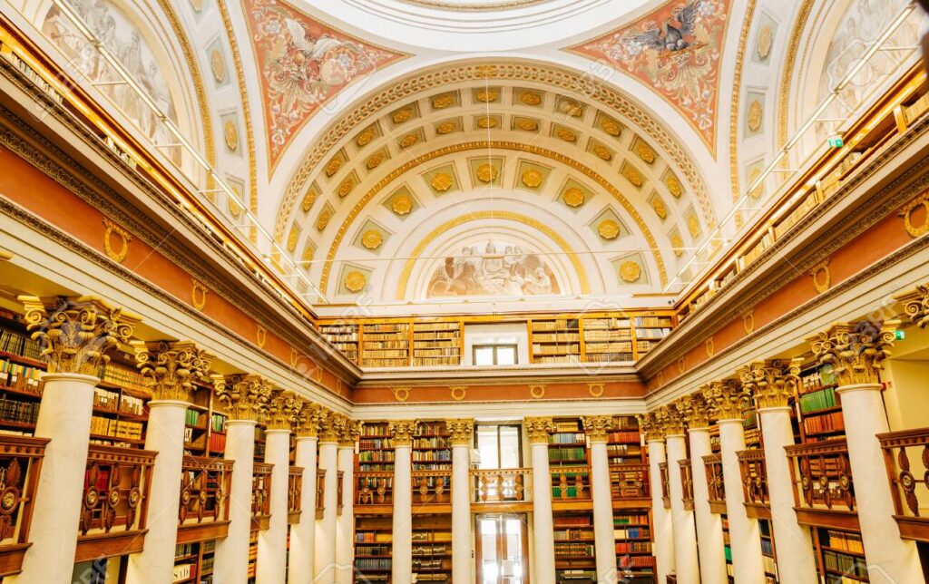 National Library of Finland helsinki. interior view