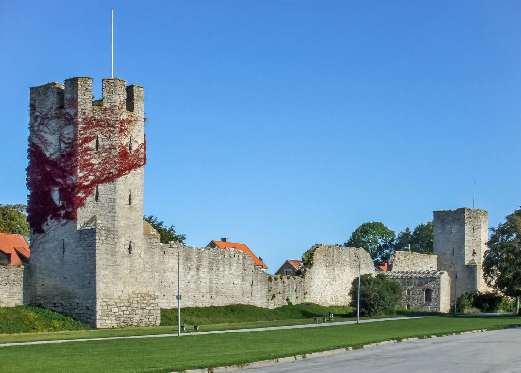 Tower and tar boiler's house in Visby, Gotland
