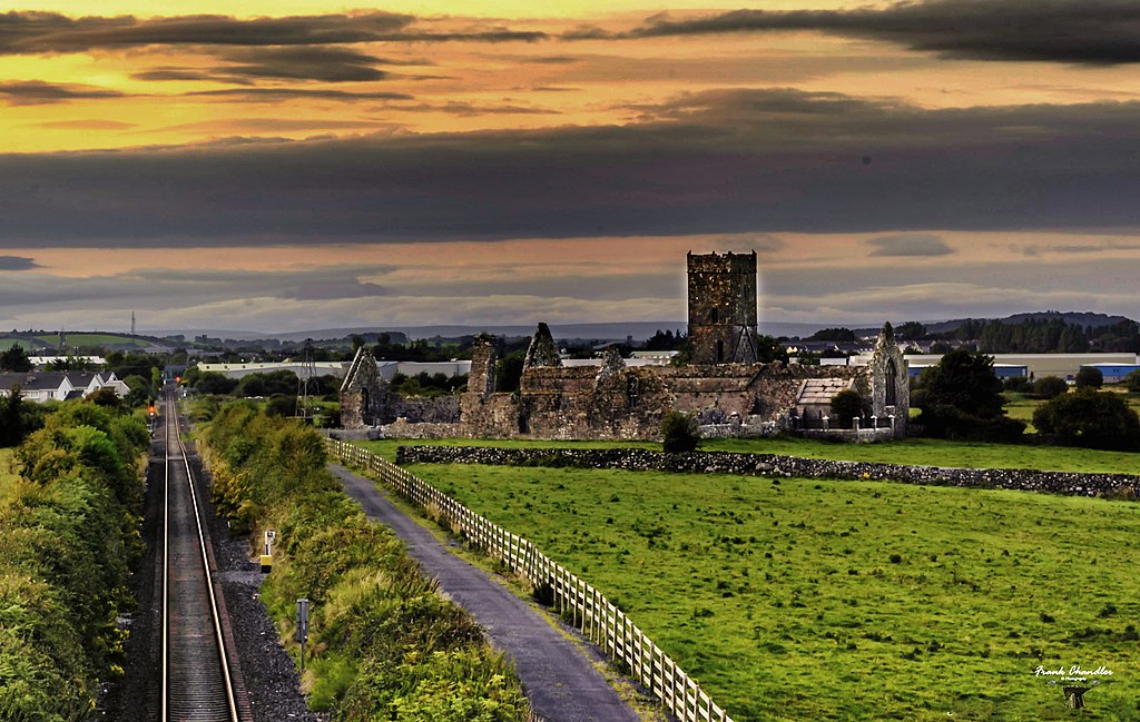 Longexposure Landscape, Clare Abbey, Co Clare, Ireland.