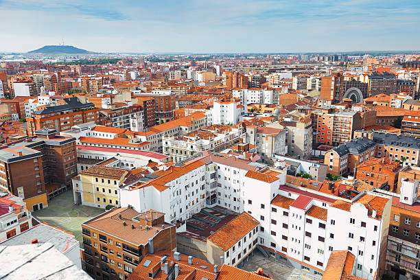 Aerial view of Valladolid downtown
