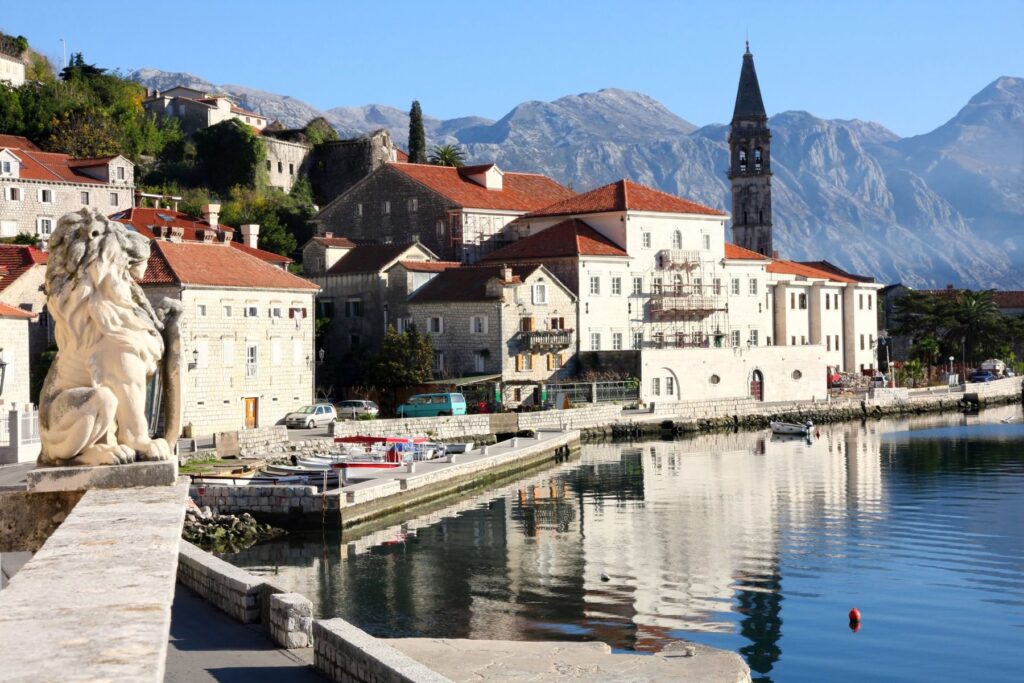 Perast village near Kotor, Montenegro