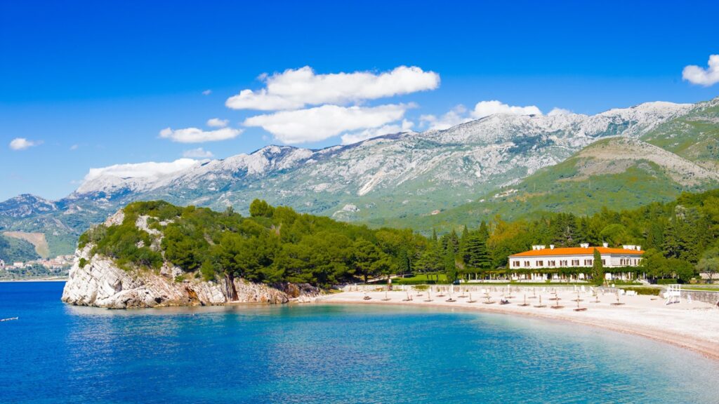 Budva riviera, coast of Montenegro